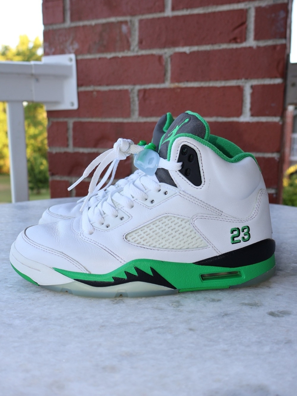 Nike Air Jordan 5 Retro "Lucky Green" - Picture 1 of 8
